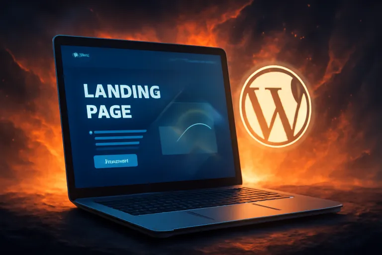 landing page para wordpress
