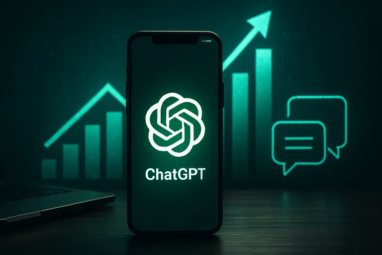 ChatGPT ya es la app de IA dominante y cambia el tablero del marketing conversacional