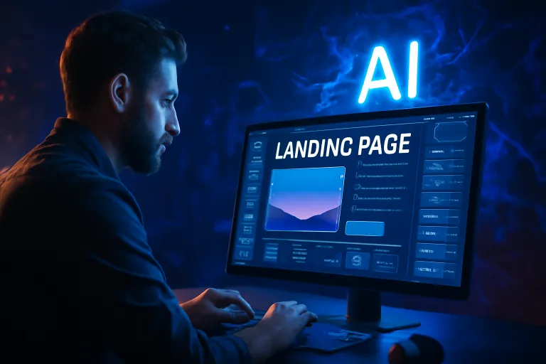 creador de landing page con ia