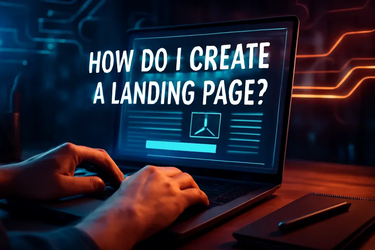 how do i create a landing page