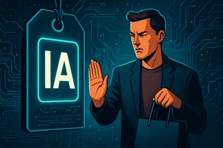 La etiqueta “IA” espanta a los consumidores: el 60% rechaza las marcas que abusan de ella