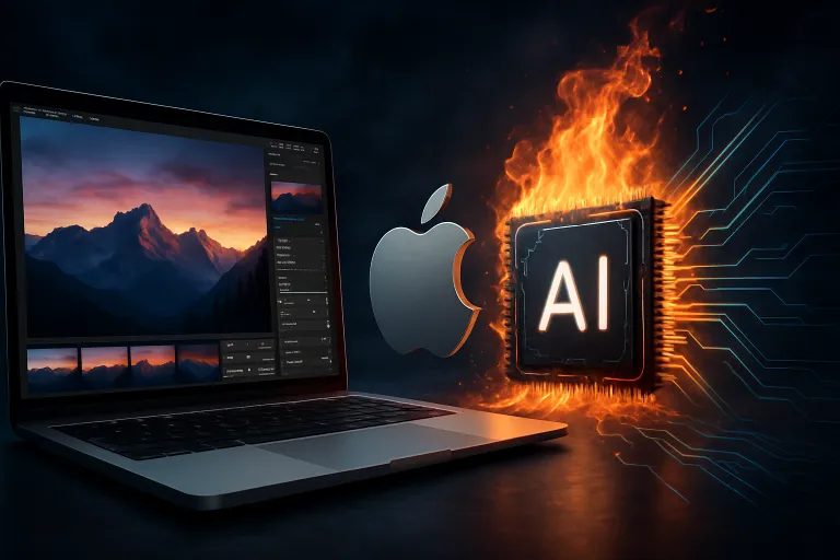 Las nuevas herramientas de edición fotográfica con IA de Apple ya amenazan al software creativo