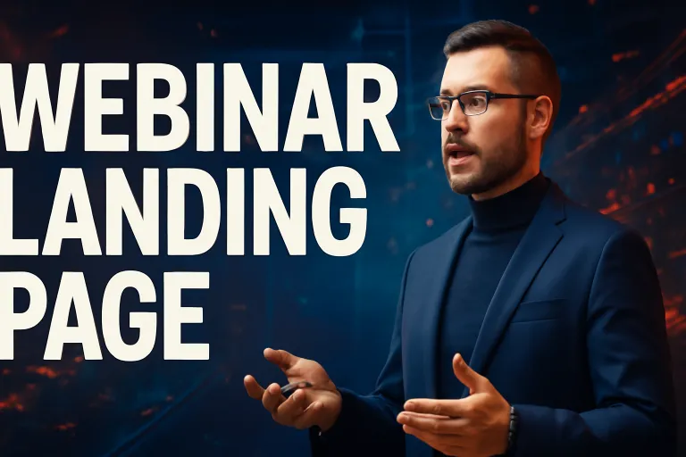 webinar landing page