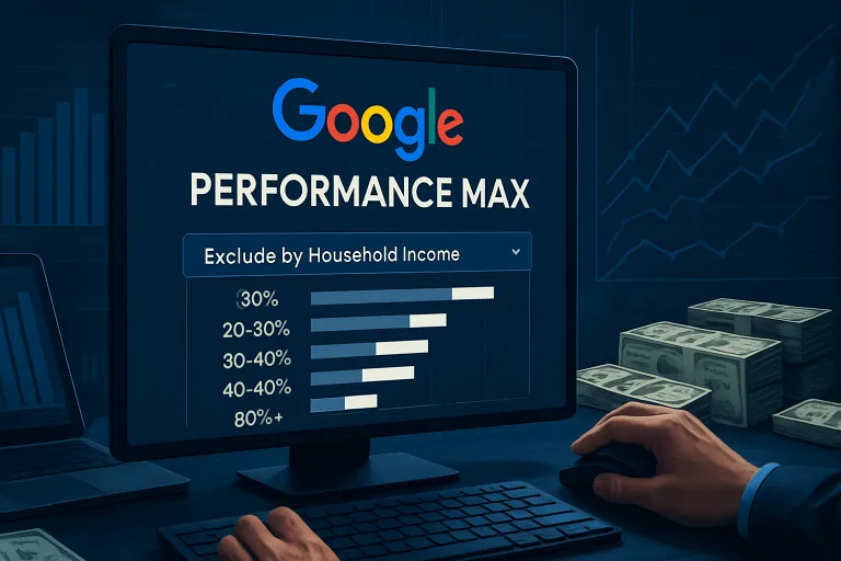 Google prueba exclusiones por nivel de ingresos familiares dentro de las campañas Performance Max