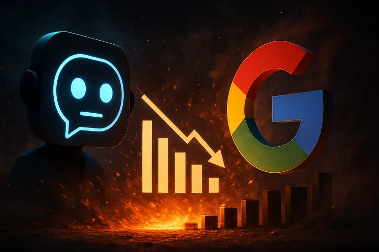 La IA conversacional amenaza al tráfico orgánico mientras Google integra respuestas cada vez más completas