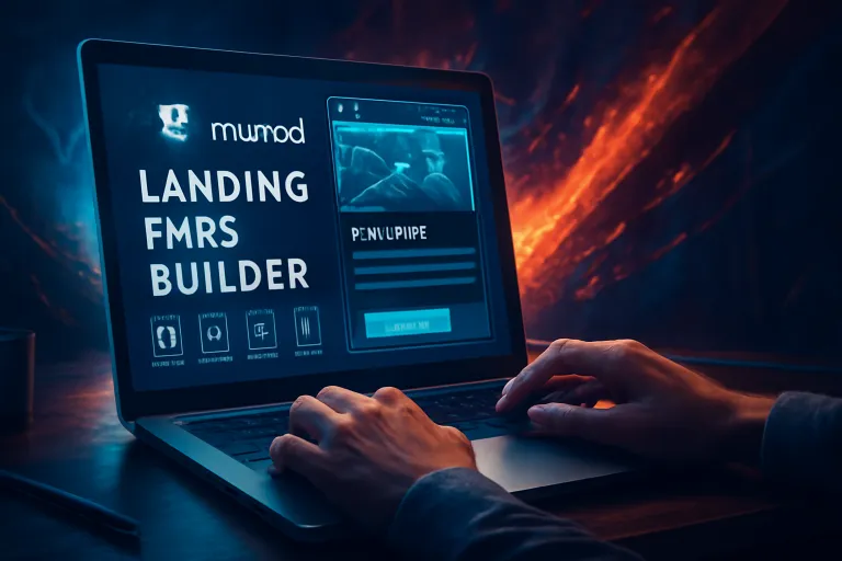 moosend landing page builder