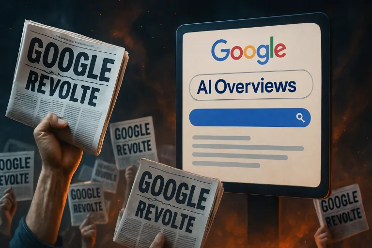 300 periódicos franceses se rebelan contra Google y denuncian el impacto de AI Overviews en el tráfico de sus webs