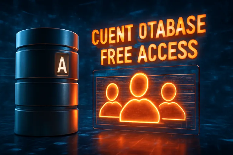 base de datos clientes access gratis