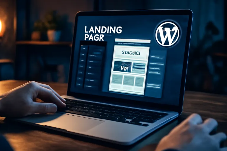 building landing pages in wordpress