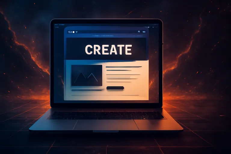 landing page crear