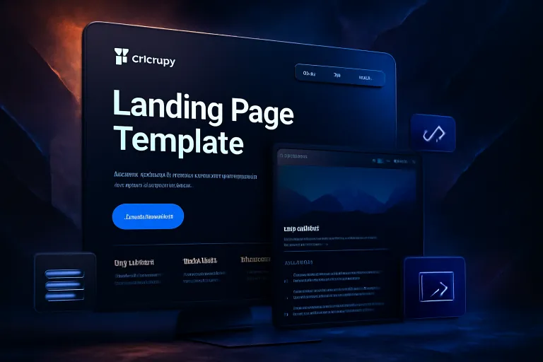 landing page framer template