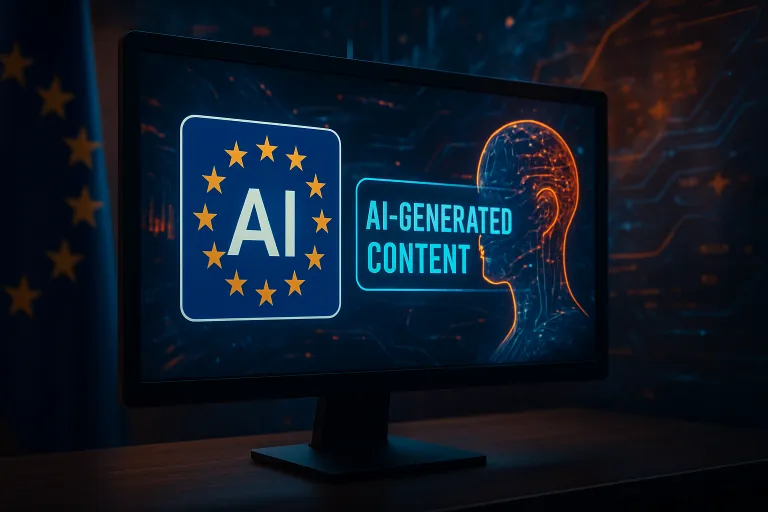Las nuevas etiquetas obligatorias de la UE cambian las reglas para marcas que publiquen contenido generado con IA