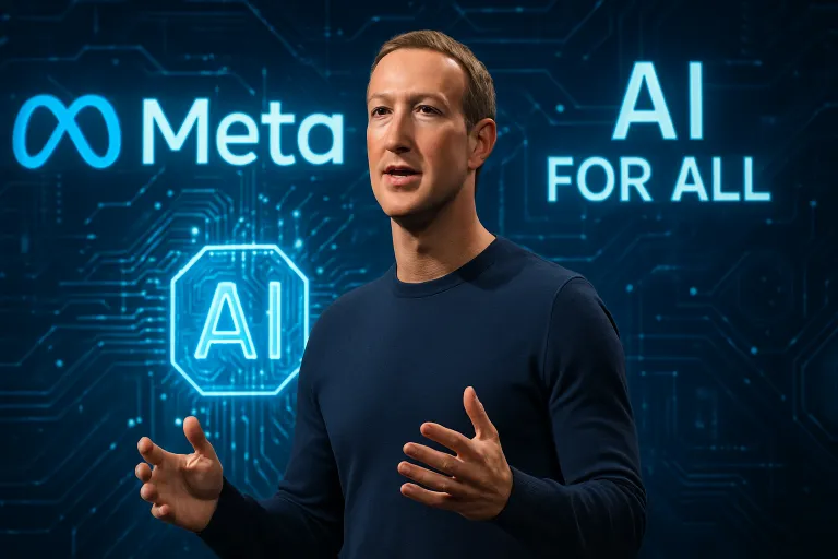 Meta rediseña su discurso sobre la inteligencia artificial mientras Zuckerberg intenta convencer al público de que la IA debe ser para todos