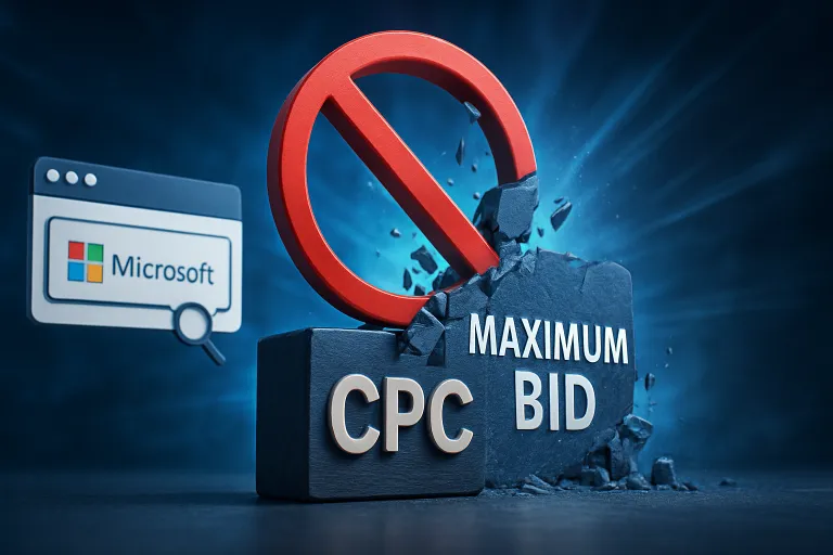 Microsoft Advertising eliminará el CPC máximo en las nuevas campañas a partir de octubre