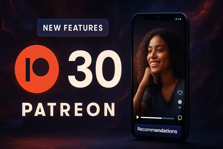 Patreon estrena 30 nuevas funciones y apuesta por vídeos cortos y recomendaciones para impulsar el descubrimiento de creadores