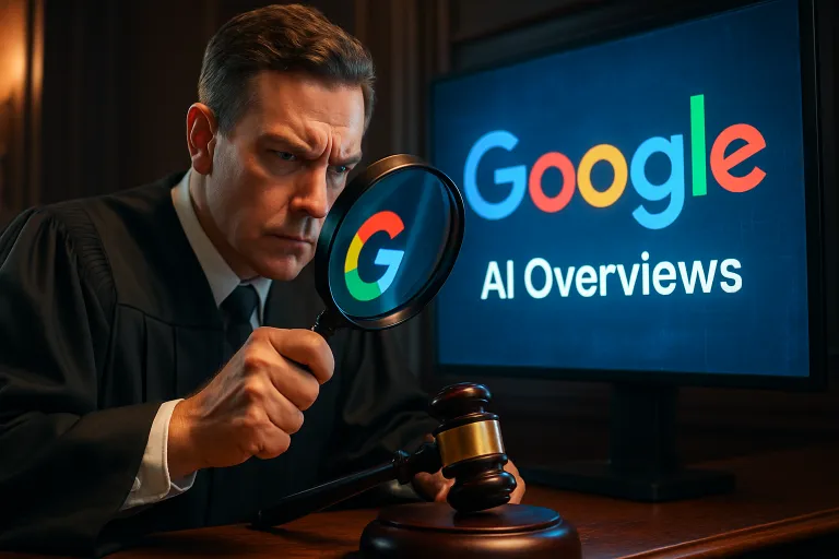 Un juez pone bajo la lupa el uso de contenidos de Google para AI Overviews y dispara las dudas entre editores