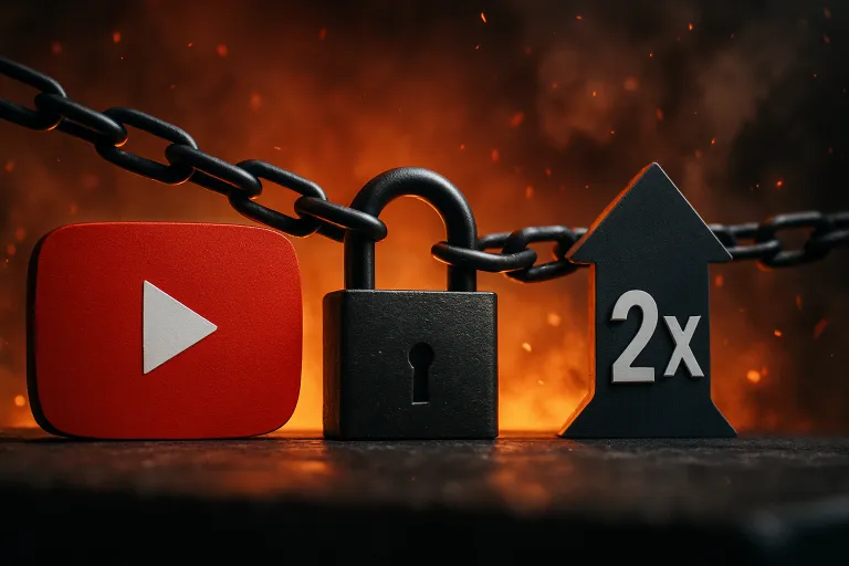 YouTube endurece la monetización y exigirá el doble de horas de visualización a muchos nuevos creadores