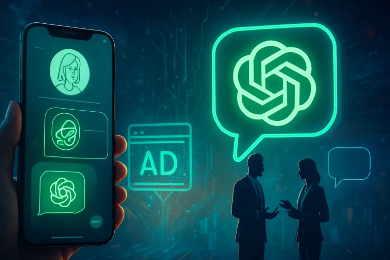 ChatGPT convierte los anuncios en conversaciones: OpenAI prueba agentes patrocinados para que las marcas hablen con clientes