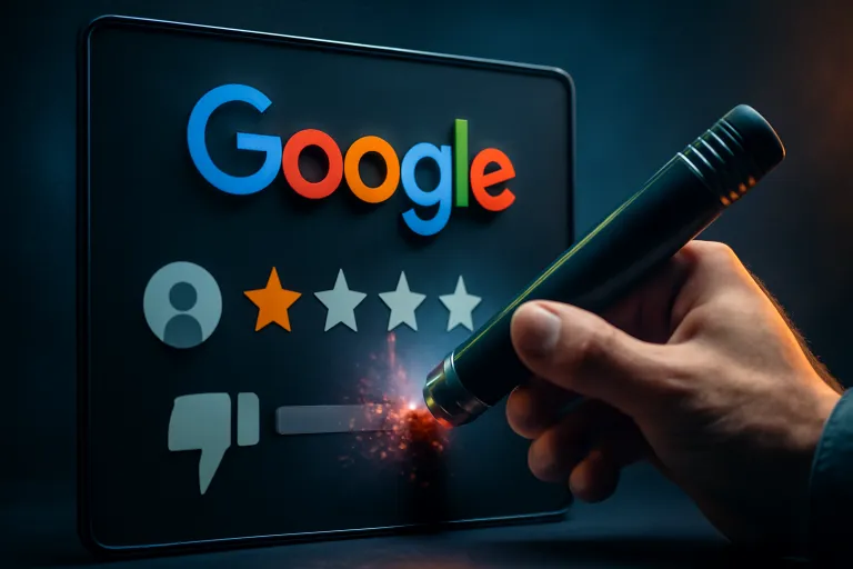 eliminar reseñas negativas google