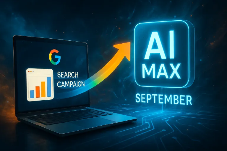 Google Ads empieza a migrar automáticamente campañas de búsqueda a AI Max durante septiembre