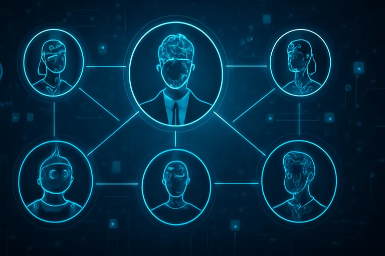 red social agentes ia