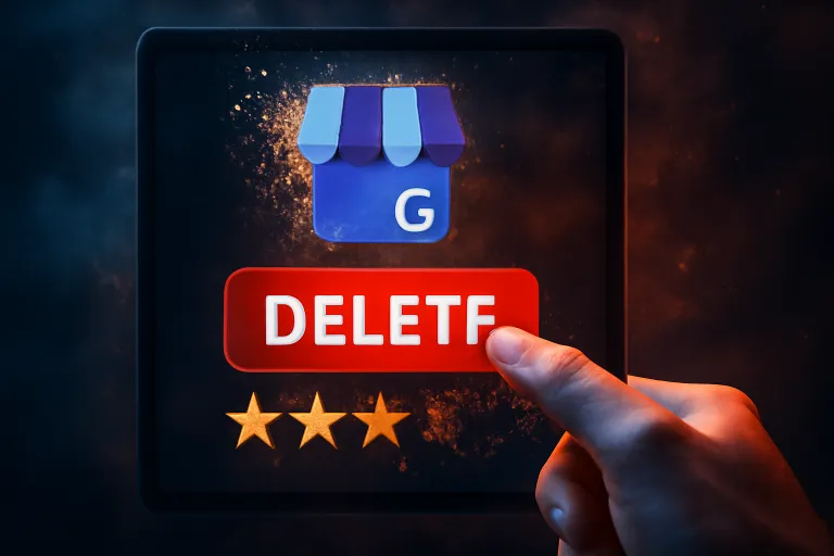si eliminas la cuenta de google business desaparecen las reseñas