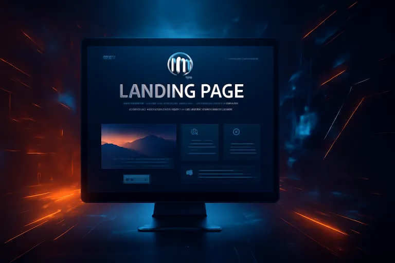 template wordpress landing page