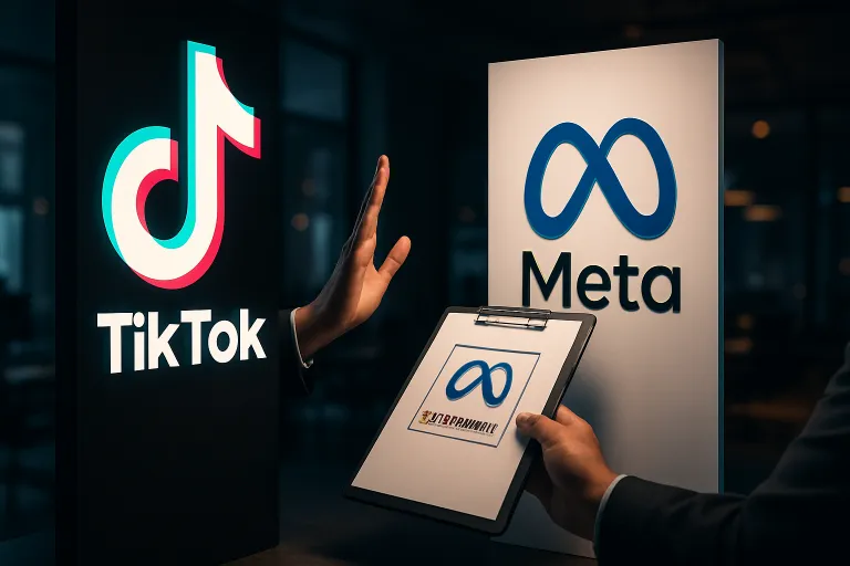 TikTok rechaza una campaña publicitaria de Meta y abre un nuevo frente entre las dos redes sociales