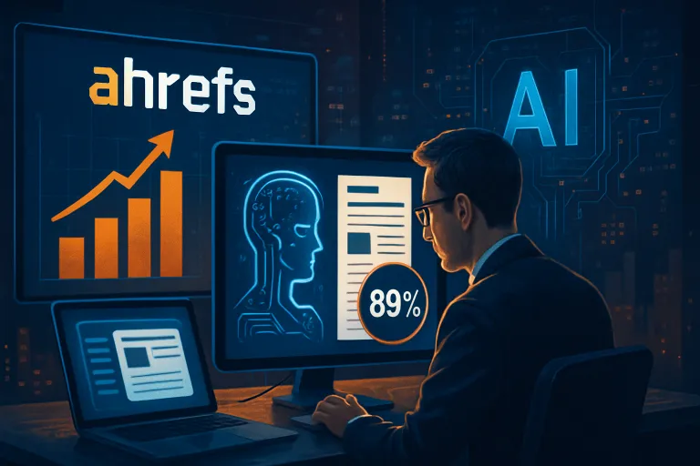 Ahrefs detecta que crece la publicación de contenido con IA sin editar, aunque el 89% de sus usuarios revisa los resultados