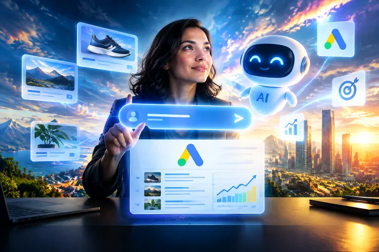 Google Ads prueba crear campañas con lenguaje natural: describe tu objetivo y la IA propone el resto