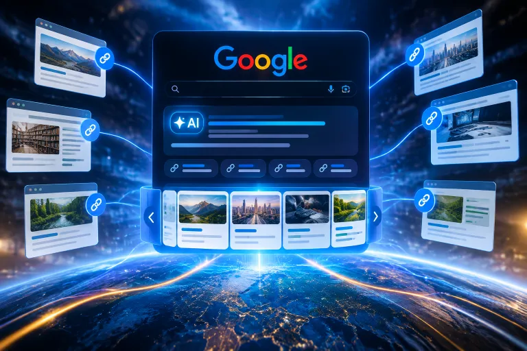 Google añade más enlaces y carruseles a sus respuestas con IA para facilitar el acceso a las fuentes