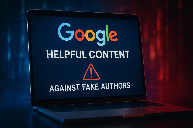 Google incorpora una advertencia contra los autores inventados en su guía de contenido útil