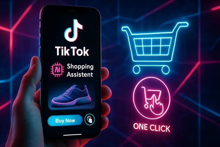 TikTok lanza un asistente de compras con IA y pagos con un clic desde su feed